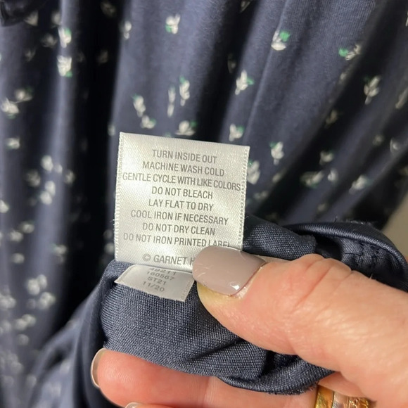 Garnet Hill NWOT Flutter Sleeve Tencel Midi Dress Size M - Picture 13 of 14